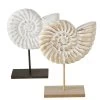 2-delige Set: Decoratieve Objecten "Rhodos" Wit