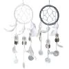 2-delige Set: Droomvangers "Dream" Wit/grijs - (B)12 X (H)43 Cm