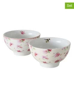 2-delige Set: Mueslikommen "Elsie" Wit - 500 Ml