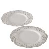 2-delige Set: Ontbijtborden "Kamilla" Wit - Ø 21 Cm