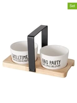 3-delige Serveerset "Grillhouse" Wit