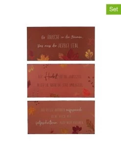 3-delige Set: Bordjes "Xander" Bordeaux - (B)40 X (H)20 Cm