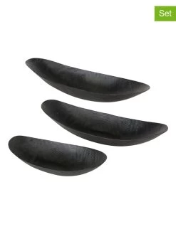 3-delige Set: Decoratieve Schalen "Resvik" Zwart
