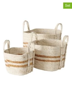 3-delige Set: Manden "Marly" Crème