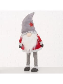 Decoratief Figuur "Padison" Grijs/rood - (H)95 Cm