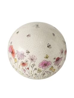 Decoratieve Bal "Babette" Crème/meerkleurig - Ø 12 Cm