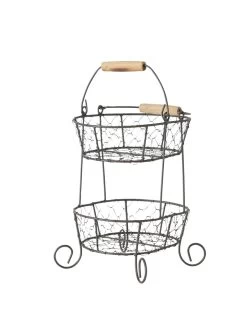 Etagère "Florenz" Donkerbruin - (B)21 X (H)27 X (D)18 Cm