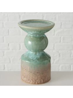 Kaarsenhouder "Peruya" Groen - (H)15 Cm