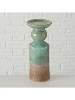 Kaarsenhouder "Peruya" Groen - (H)24 Cm