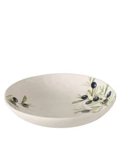 Kom "Oliva" Wit - (H)7 X Ø 34 Cm