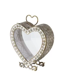 Lantaarn "Adagio" Zilverkleurig - (B)10 X (H)31 Cm