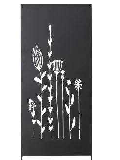 Ledsolarstraler "Bloma" Zwart - (B)75 X (H)181 Cm