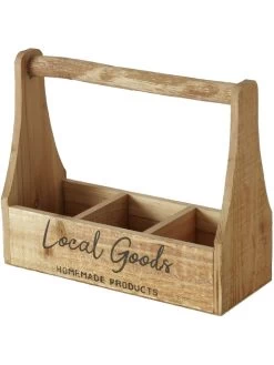 Opbergkist "Gardela" Lichtbruin - (B)30 X (H)25 X (D)12 Cm