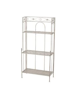 Rek "Morio" Wit - (B)60 X (H)121 X (D)28 Cm