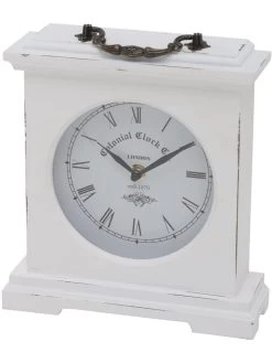 Tafelklok Betty" Wit - (L)24 X (B)21 Cm