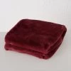 Woondeken "Storan" Donkerrood - (L)200 X (B)150 Cm